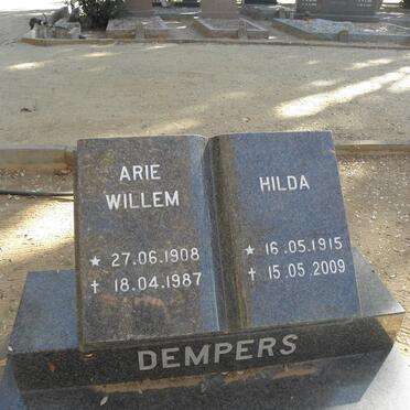 DEMPERS Arie Willem 1908-1987 &amp; Hilda 1915-2009