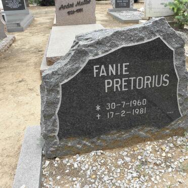 PRETORIUS Fanie 1960-1981