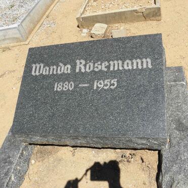 RÖSEMANN Wanda 1880-1955