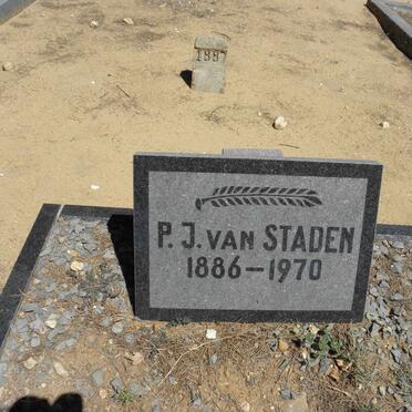 STADEN P.J., van 1886-1970
