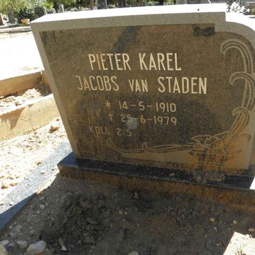STADEN Pieter Karel Jacobs, van 1910-1979
