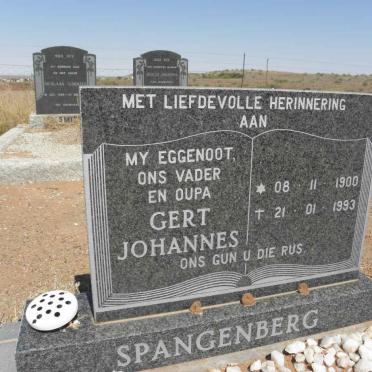 SPANGENBERG Gert Johannes 1900-1993