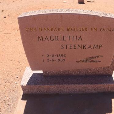 STEENKAMP Magrietha 1896-1989