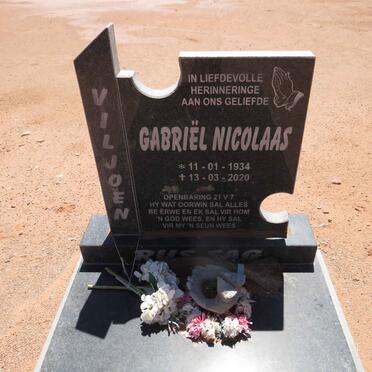 VILJOEN Gabriel Nicolaas 1934-2020