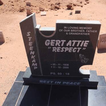 STEENKAMP Gert Attie 1936-2000