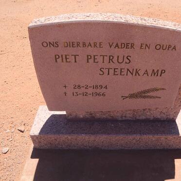 STEENKAMP Piet Petrus 1894-1966