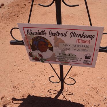 STEENKAMP Elizabeth Gertrud 1920-2024