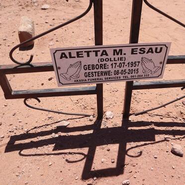 ESAU Aletta M. 1957-2015