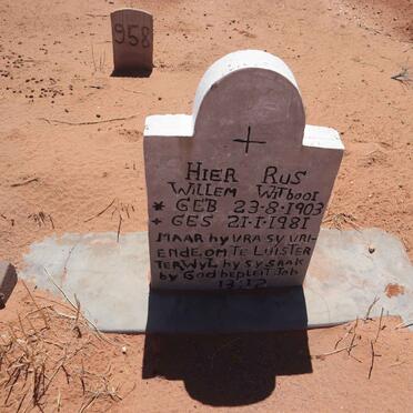 WITBOOI Willem 1903-1981