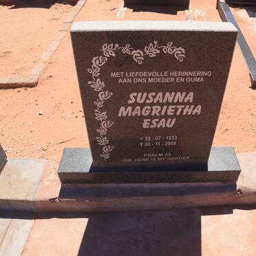 ESAU Susanna Magrietha 1933-2009