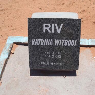 WITBOOI Katrina 1937-2009