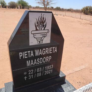 MAASDORP Pieta Magrieta 1953-2021