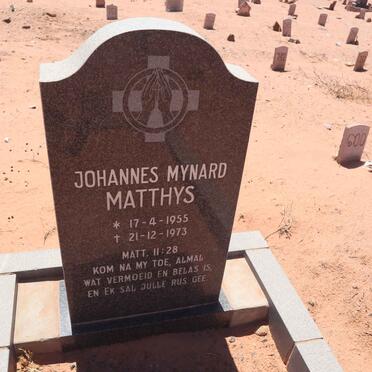 MATTHYS Johannes Mynard 1955-1973