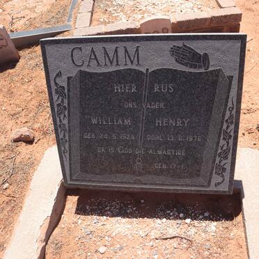 CAMM William Henry 1924-1976