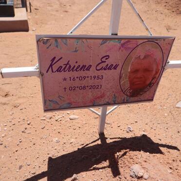 ESAU Katriena 1953-2021