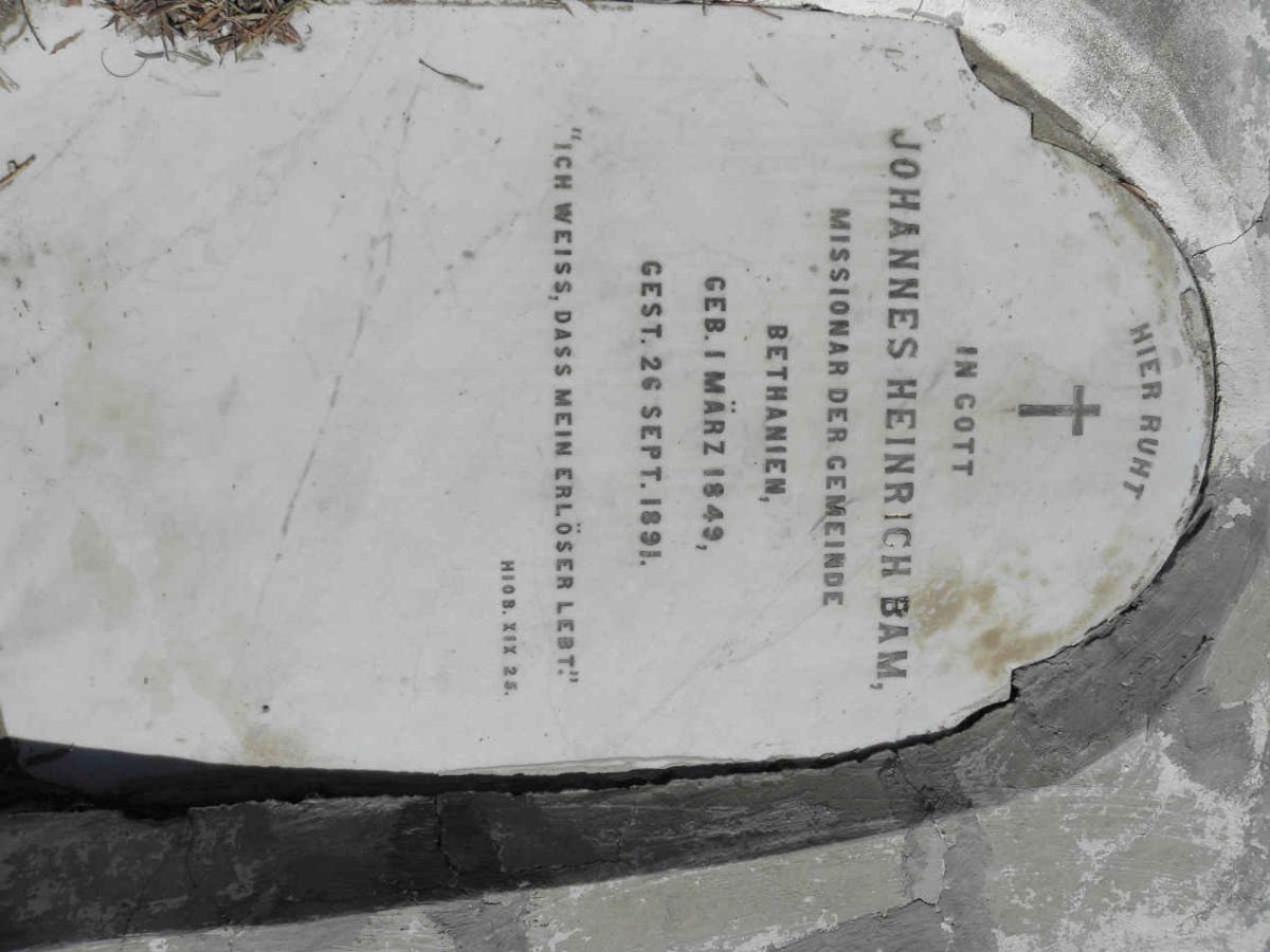 BAM Johannes Heinrich 1849-1891