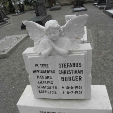 BURGER Stefanus Christiaan 1961-1961