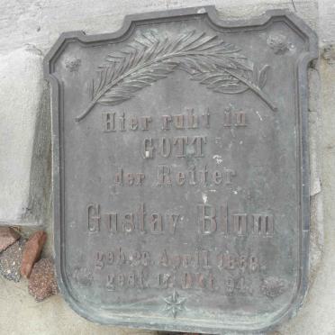BLUM Gustav 1868-1894