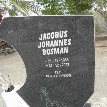 BOSMAN Jacobus Johannes 1955-2003