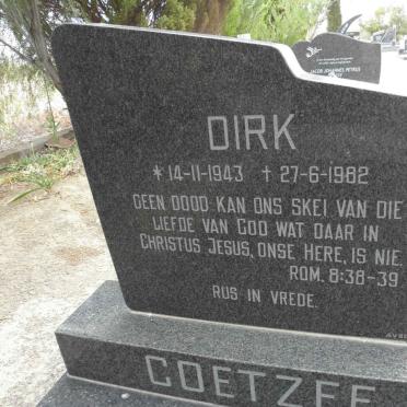 COETZEE Dirk 1943-1982