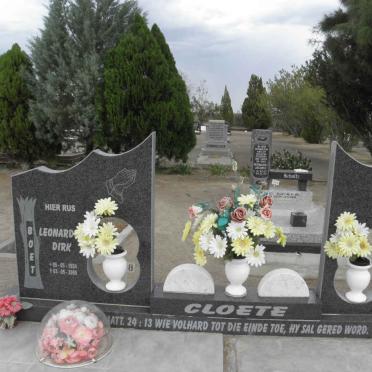 CLOETE Leonard Dirk 1924-2005
