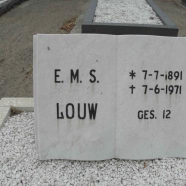 LOUW E.M.S. 1891-1971