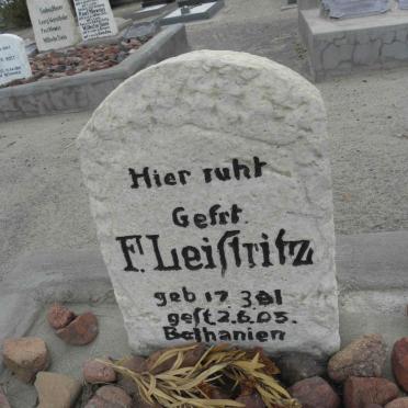 LEIFTRITZ F. 1881-1905