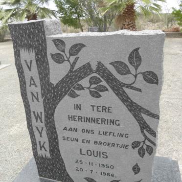 WYK Louis, van 1950-1966