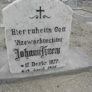 KUEN? Johann 1877-1905