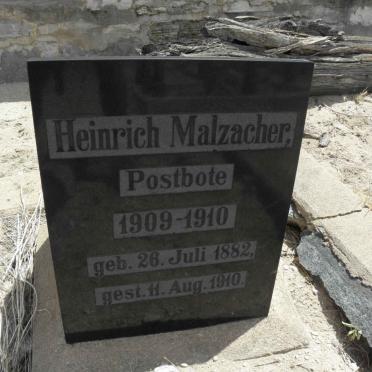 MALZACHER Heinrich 1882-1910