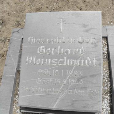 KLEINSCHMIDT Gerhard 1883-1940
