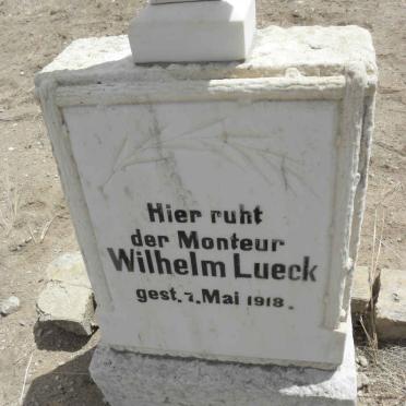LUECK Wilhelm -1918
