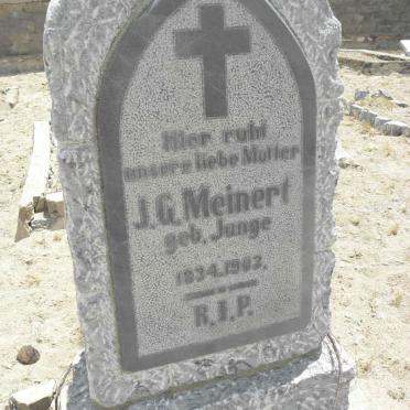 MEINERT J.G. nee JUNGE 1834-1903