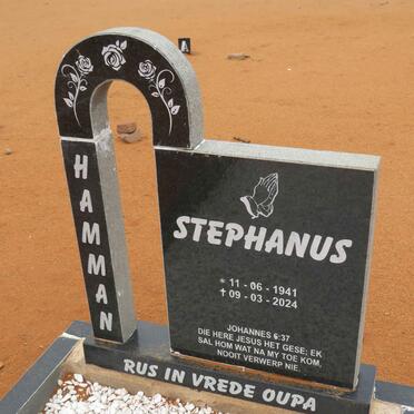 HAMMAN Stephanus 1941-2024