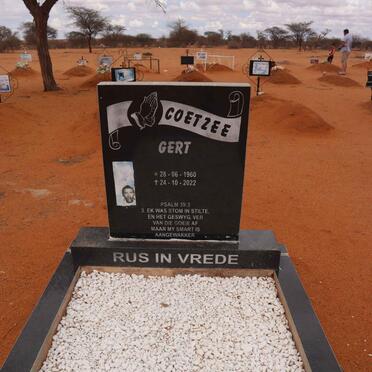 COETZEE Gert 1960-2022