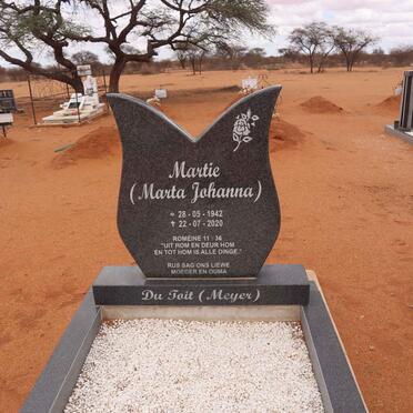 TOIT Marta Johanna, du nee MEYER 1942-2020