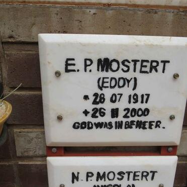 MOSTERT E.P. 1917-2000