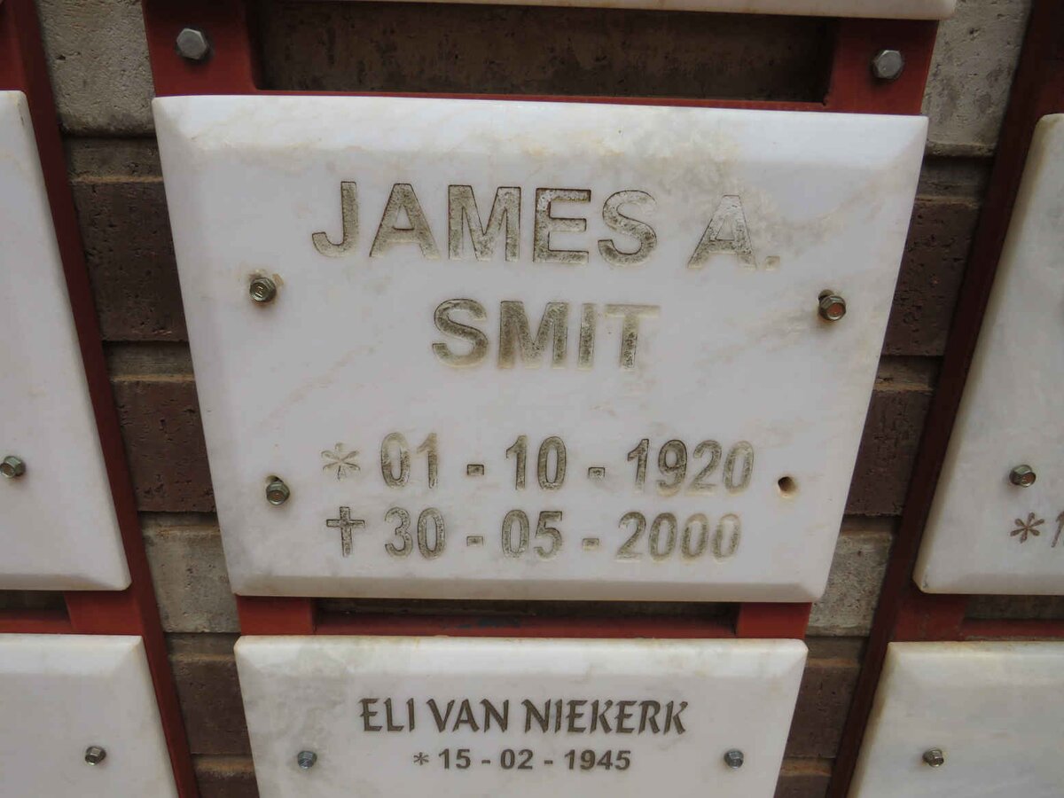 SMIT James A. 1920-2000