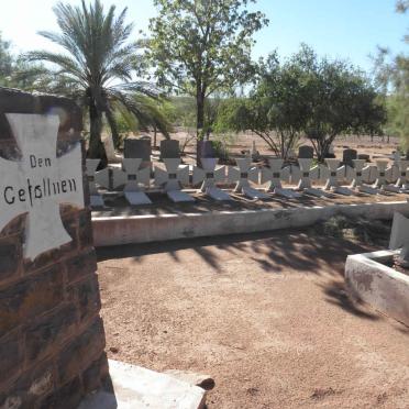 Namibia, MALTAHÖHE, main cemetery