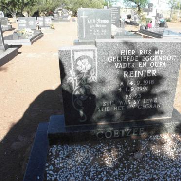 COETZEE Reinier 1918-1991