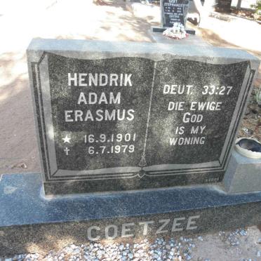 COETZEE Hendrik Adam Erasmus 1901-1979