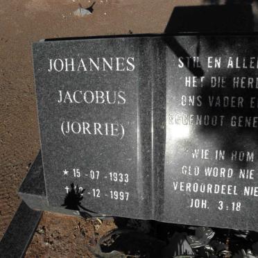 JORDAAN Johannes Jacobus 1933-1997
