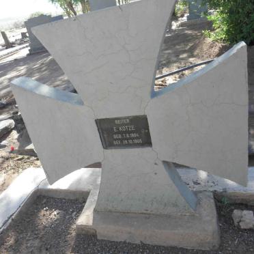 KOTZE E. 1884-1905
