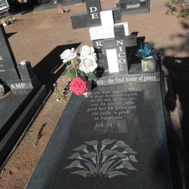 KLERK Pieter Nicolaas, de 1971-2008