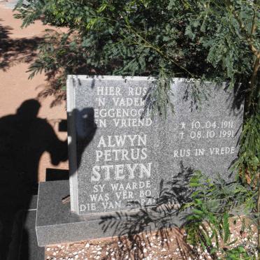 STEYN Alwyn Petrus 1911-1991
