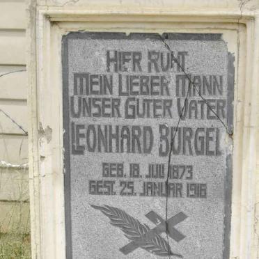 BÜRGEL Leonhard 1873-1916