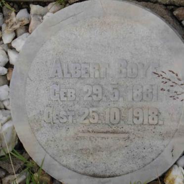 BOYE Albert 1881-1918