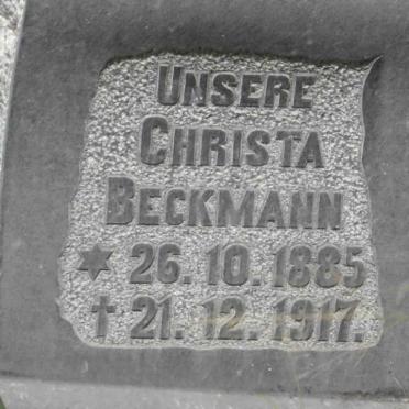 BECKMANN Christa 1885-1917