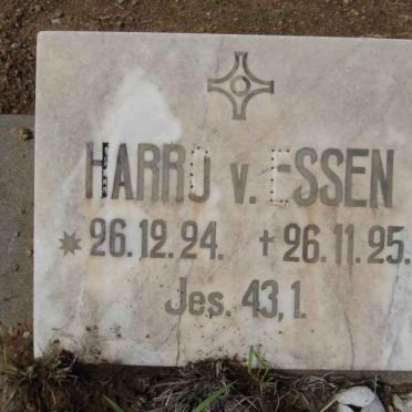 ESSEN Harro, von 1924-1925