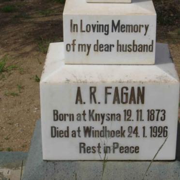 FAGAN A.R. 1873-1926